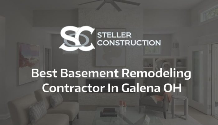 Best Basement Remodeling Contractor In Galena OH