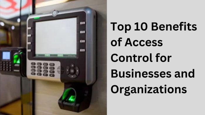 Benefits Of Access Control For Businesses And Organizations.