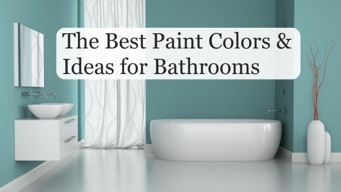 The Best Paint Colors & Ideas For Bathrooms