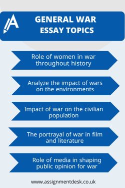 General War Essay Topics: Comprehensive List for Academic Writing